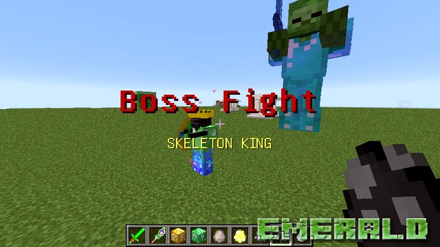 Mod emerald lucky block on Minecraft 1.8.9
