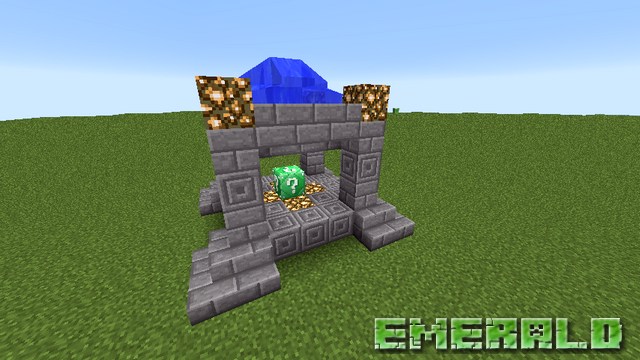Mod emerald lucky block on Minecraft 1.8.9