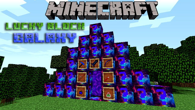 Lucky Galaxy block on Minecraft 1.8.9