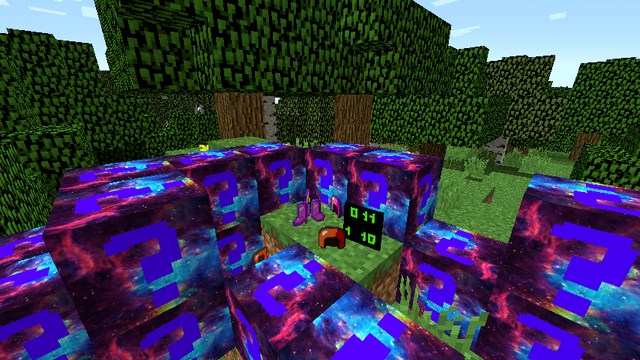 Lucky Galaxy block on Minecraft 1.8.9