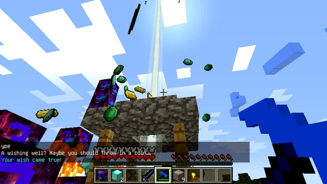 Lucky Galaxy block on Minecraft 1.8.9