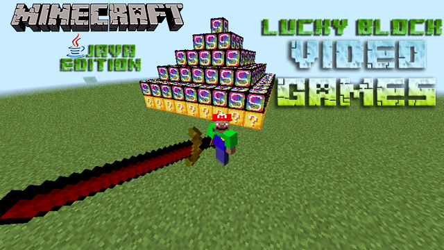Mod Lucky Block Video games on Minecraft 1.8.9