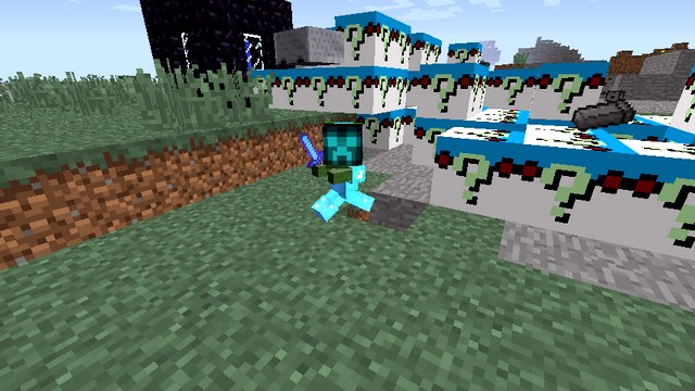 Mod on Lucky Zombie block for Minecraft 1.8.9