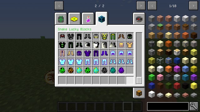 Mod Lucky Block Snake for Minecraft 1.8.9