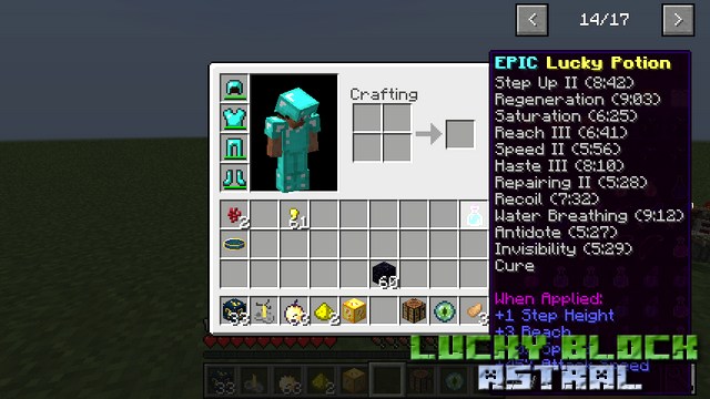 Mod Lucky Astral block on Minecraft 1.8.9