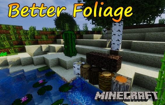 Free download mod for Minecraft 1.10.2 Better Foliage