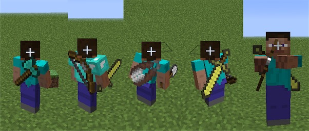 Free download mod for Minecraft 1.5.2 / BackTools