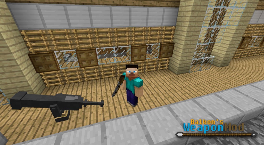 Download Minecraft mod for weapons