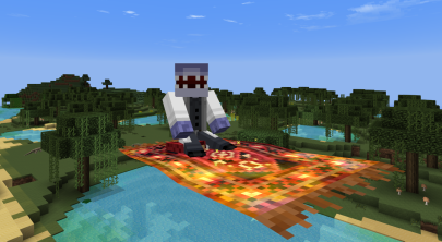 Free download mod for Minecraft / Carpet plane