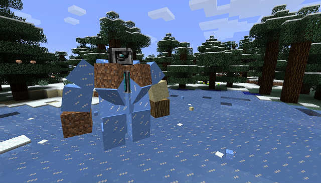 Ice Golem / Mo Creatures mod for Minicraft 1.5.2