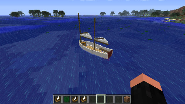 Free download mod for Minecraft 1.5.2 / New boats / SmallBoats