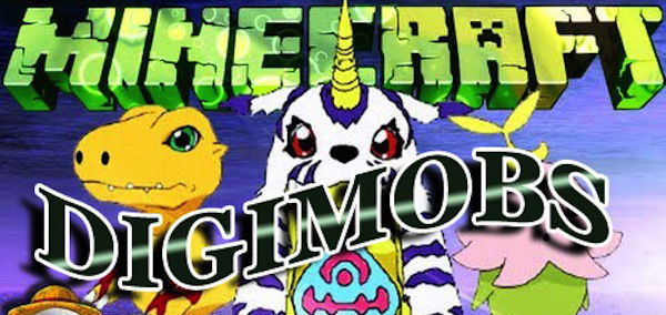 Mod for Minecraft 1.5.2 - Digimobs - Cartoon mobs