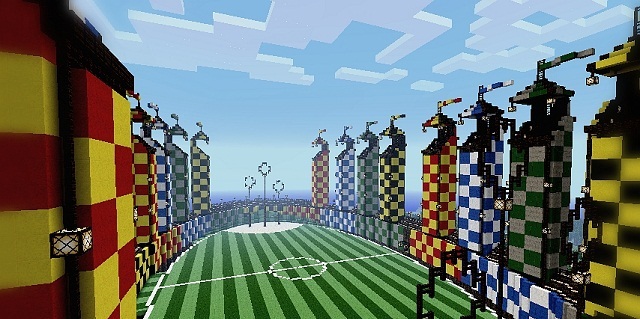 Quidditch Pitch map for Minecraft