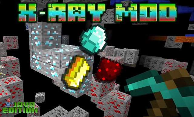 Mod for cheat X-Ray for Minecraft 1.13.2