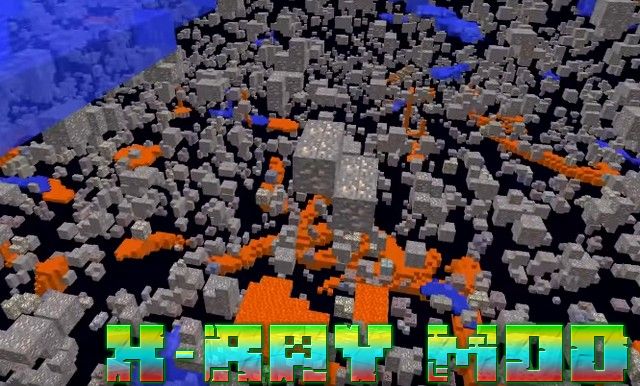 Mod for cheat X-Ray for Minecraft 1.13.2