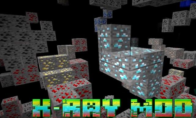 Mod for cheat X-Ray for Minecraft 1.13.2