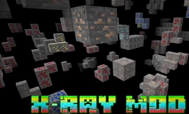 Mod for cheat X-Ray for Minecraft 1.13.2