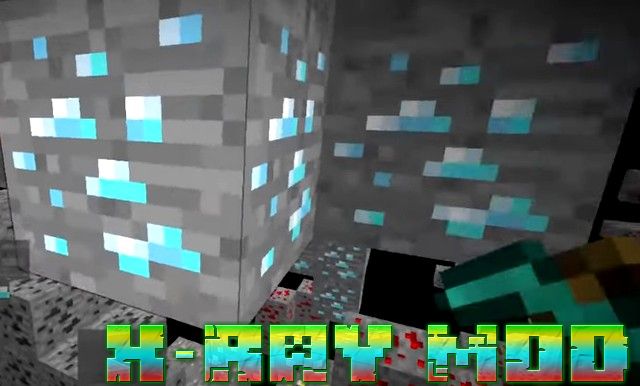 Mod for cheat X-Ray for Minecraft 1.13.2