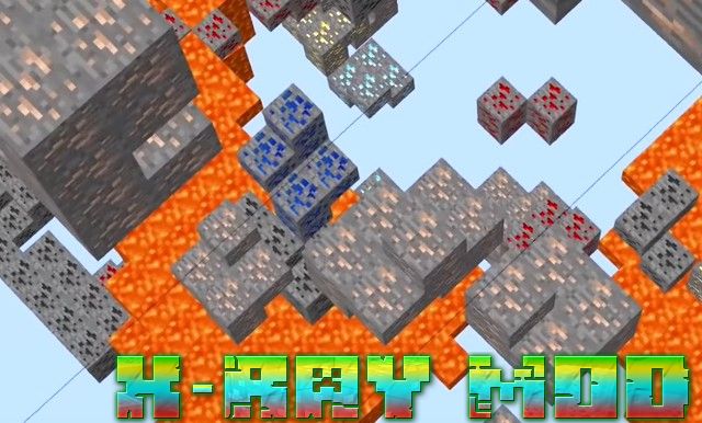 Mod for cheat X-Ray for Minecraft 1.13.2
